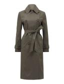 Forever New Women's Hamilton Mac Trench in Olive, Size 8