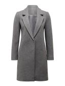 Forever New Women's Kiana SB Petite Coatigan in Dark Grey Marle, Size 8