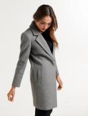 Forever New Women's Kiana SB Petite Coatigan in Dark Grey Marle, Size 8