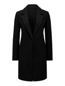 Forever New Women's Kiana Single-Breasted Coatigan in Black, Size 6