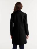 Forever New Women's Kiana Single-Breasted Coatigan in Black, Size 8