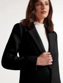 Forever New Women's Kiana Single-Breasted Coatigan in Black, Size 8