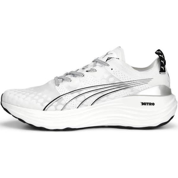 ForeverRun Nitro Men's Running Shoes in White/Black, Size 7 by Puma