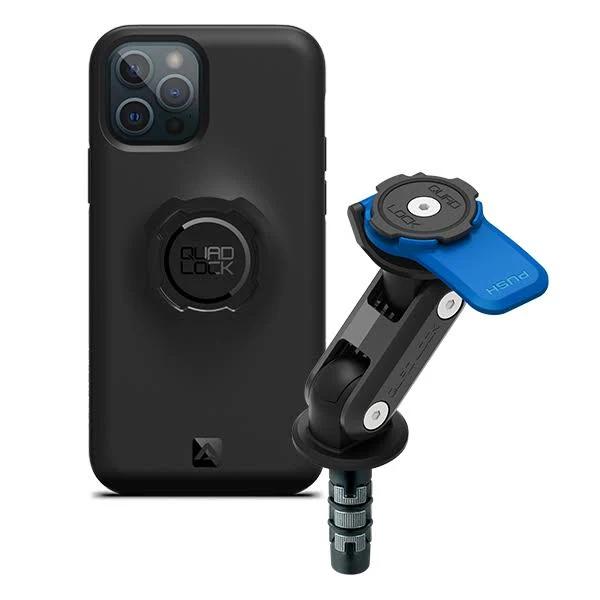 Fork Stem Mount Motorcycle for iPhone 13 Pro Max with Poncho