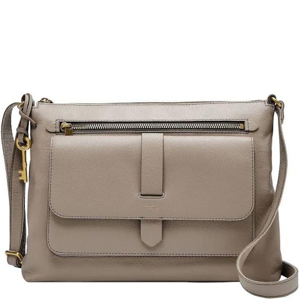 Fossil Kinley Grey Crossbody Bag Grey