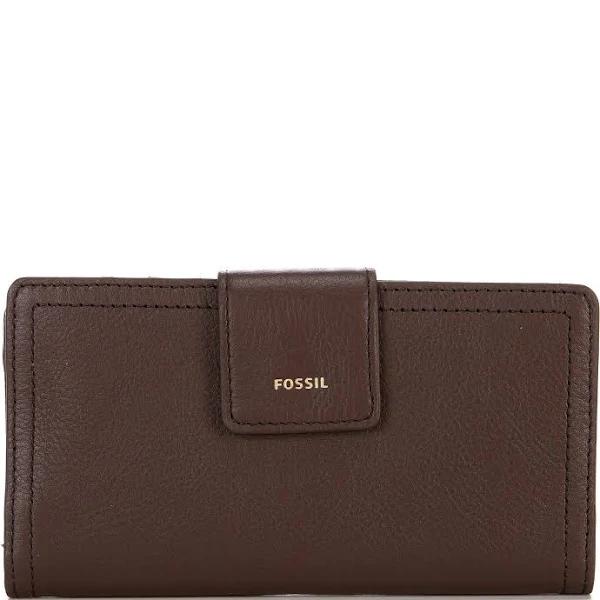 Fossil Logan Dark Brown Clutch SL7830206