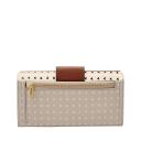 Fossil Logan White Clutch