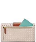 Fossil Logan White Clutch