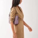 Fossil Purple Jolie Leather Crossbody Bag One-Size