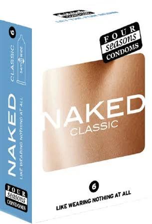 Four Seasons Naked Classic Condoms 6pk