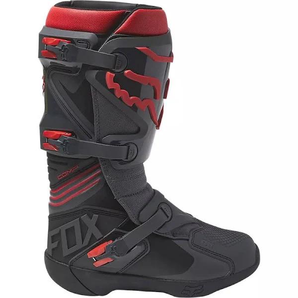 Fox Comp Black/Red Boots - 12