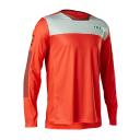 Fox Defend Long Sleeve Jersey L / Moth Fluorescent Red - 2022