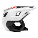 Fox Dropframe Helmet - White/Black - Medium