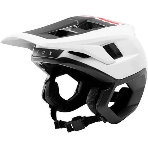 Fox Dropframe Helmet - White/Black - Medium