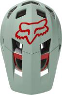 Fox Racing Dropframe Pro MTB Helmet - Light Green/Red - XL