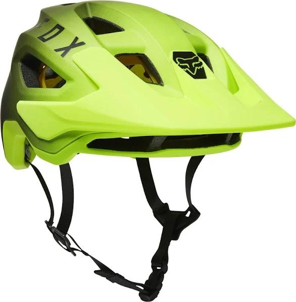 Fox Racing Speedframe Helmet MIPS - Black/Yellow - Medium