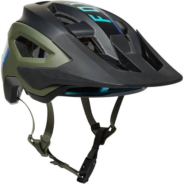 Fox Racing Speedframe Pro Blocked Helmet - Army / Large