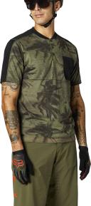Fox Ranger DriRelease SS Henley MTB Jersey Olive Green 2021
