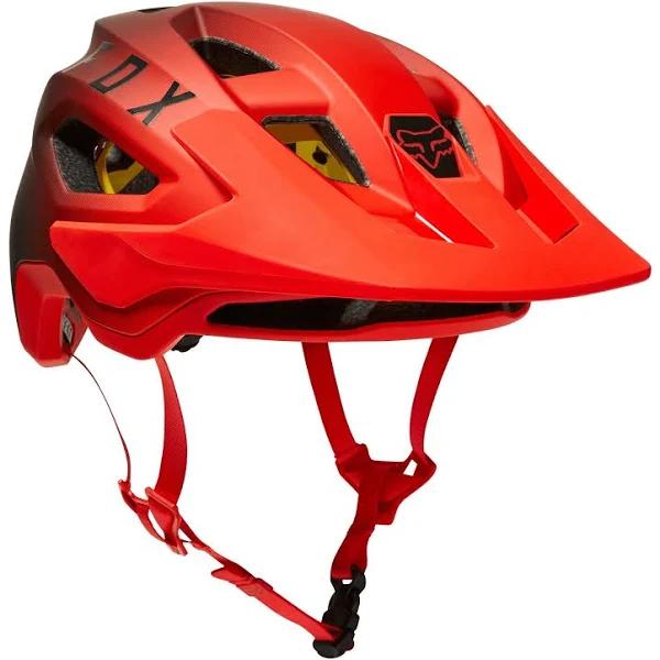 Fox Speedframe MIPS Helmet Fluro Red