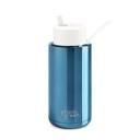 Frank Green Chrome Ceramic Drink Bottle 1L - Silver- Swimwear Galore