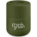 Frank Green Reusable Bottle - Ceramic 475ml Brushed Steel Push Button