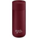 Frank Green Reusable Bottle - Ceramic 475ml Brushed Steel Push Button