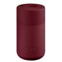 Frank Green Reusable Cup - Original 340ml Merlot Push Button