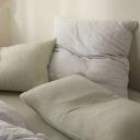 Frankie Flannelette | Sage Quilt Cover | Double | Sheet Society
