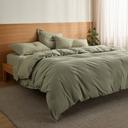 Frankie Flannelette | Sage Quilt Cover | Double | Sheet Society