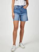 Frankie High Waisted Short - Light Indigo - 14