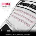 Franklin CFX Pro Batting Gloves - Pearl / White