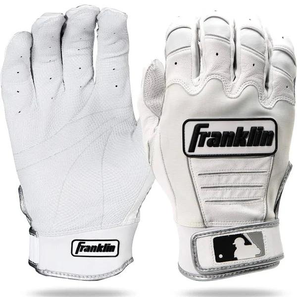 Franklin CFX Pro Batting Gloves - Pearl / White