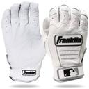 Franklin CFX Pro Youth Batting Gloves - white/pearl YL