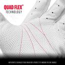 Franklin CFX Pro Youth Batting Gloves - white/pearl YL