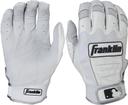 Franklin CFX Pro Youth Batting Gloves - white/pearl YL
