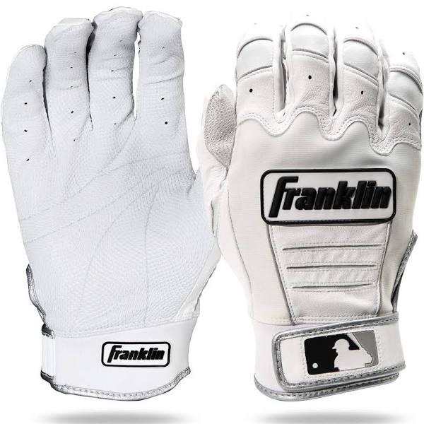 Franklin CFX Pro Youth Batting Gloves - white/pearl YL