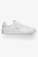Fred Perry B721 Leather Trainers White