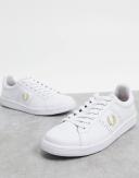 Fred Perry B721 Leather Trainers White