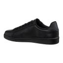 Fred Perry Men's B721 Leather Sneakers in Black/Gunmetal, Size UK 7 | END. Clothing