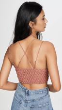 Free People Adella Bralette - Copper