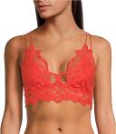 Free People Adella Bralette - Watermelon