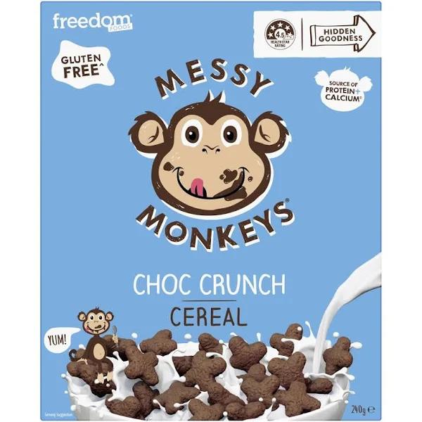 Freedom Foods Messy Monkey Choc Crunch Cereal