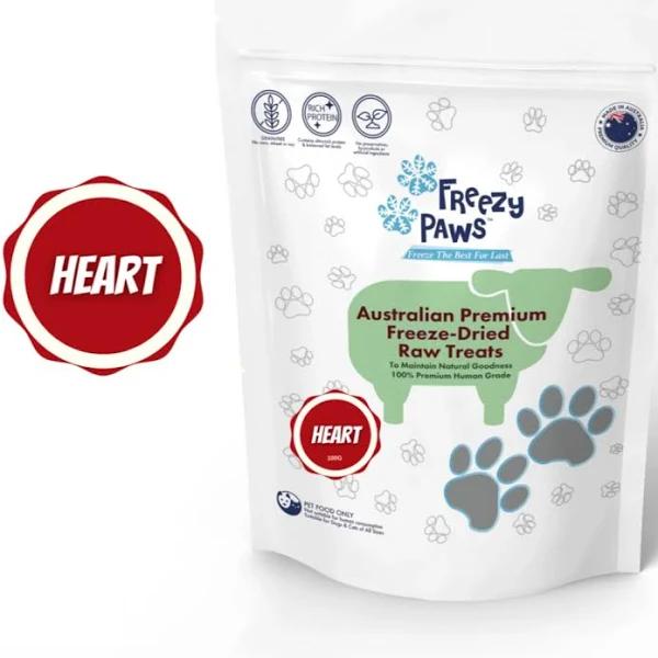 Freezy Paws Freeze-Dried Raw Treats For Pets Lamb Heart