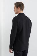 French Connection Oxford Slim Fit Shirt Black XL