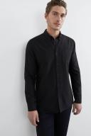 French Connection Oxford Slim Fit Shirt Black XS