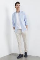French Connection Oxford Slim Fit Shirt Blue M