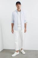 French Connection Oxford Slim Fit Shirt Blue XL