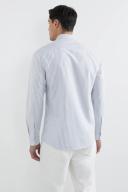 French Connection Oxford Slim Fit Shirt Blue XL