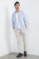 French Connection Oxford Slim Fit Shirt Blue XL