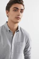 French Connection Oxford Slim Fit Shirt Grey M